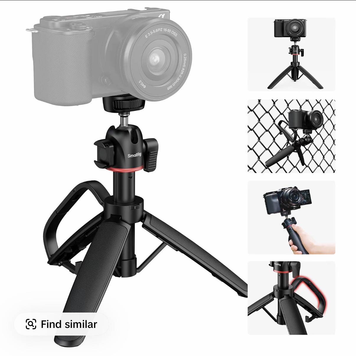 SMALLRIG Portable Mini Desktop Tripod